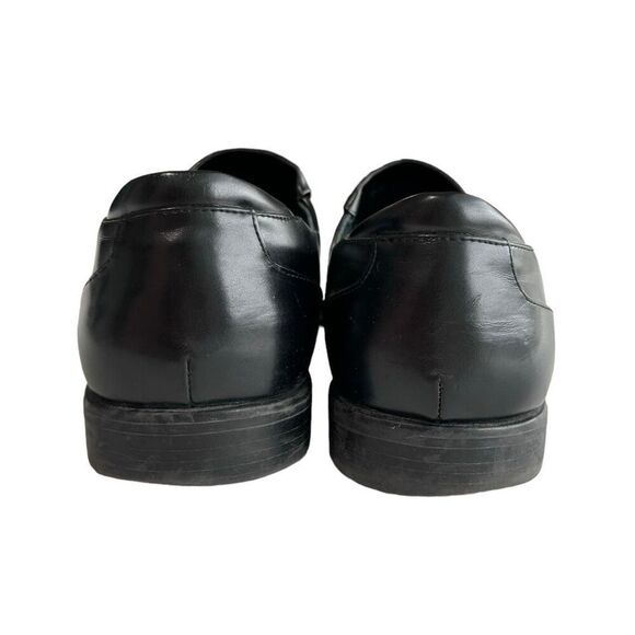 Marc Anthony Men’s Black Leather Slip-On Loafers Size 10.5 - Picture 5 of 7